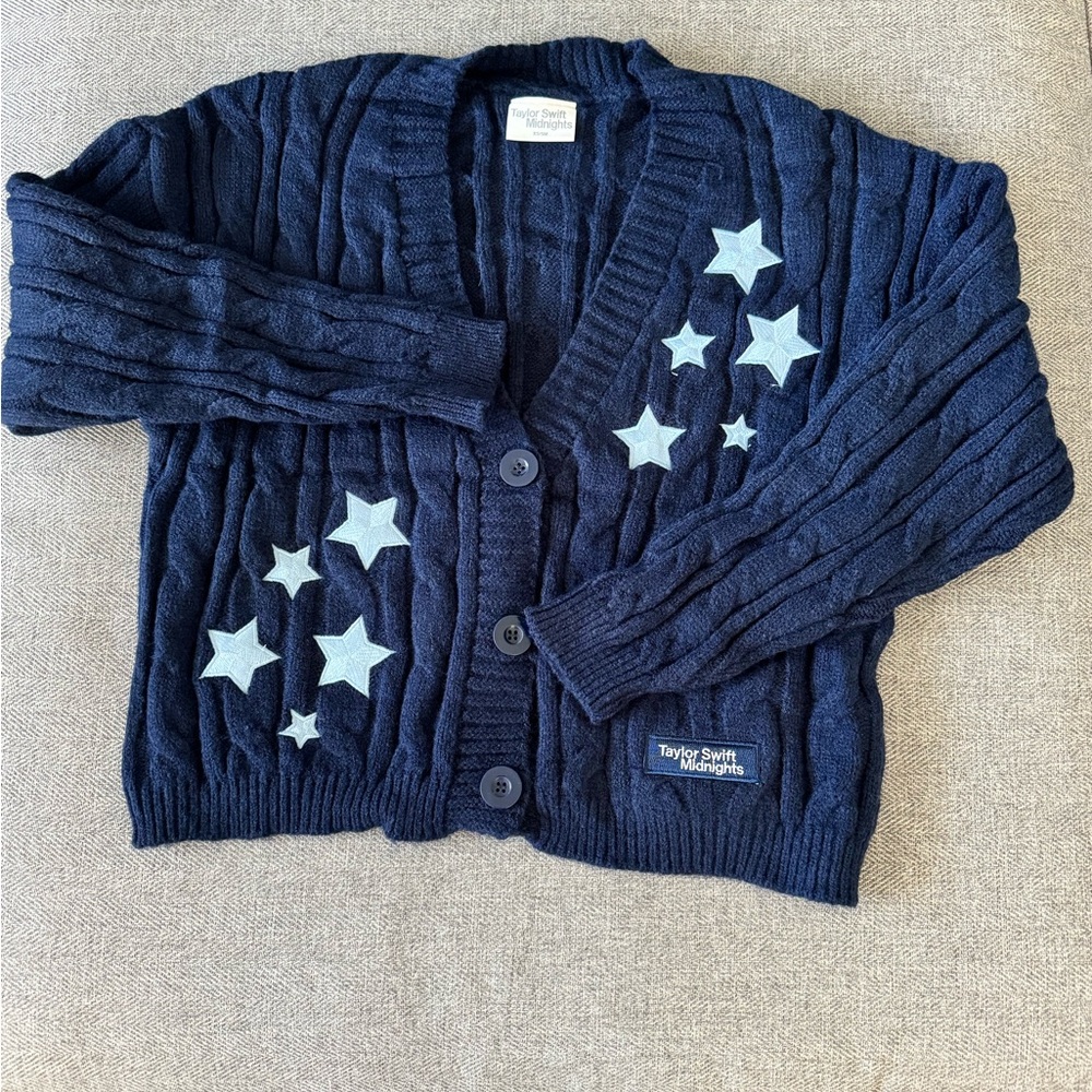 💙 Taylor Swift Midnights Cardigan in XS/Small - Brand New